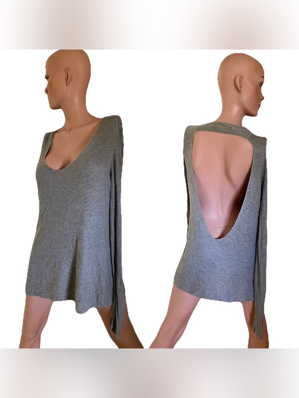 American Eagle Outfitters Sexy Open Back Pullover SWEATER Size Large